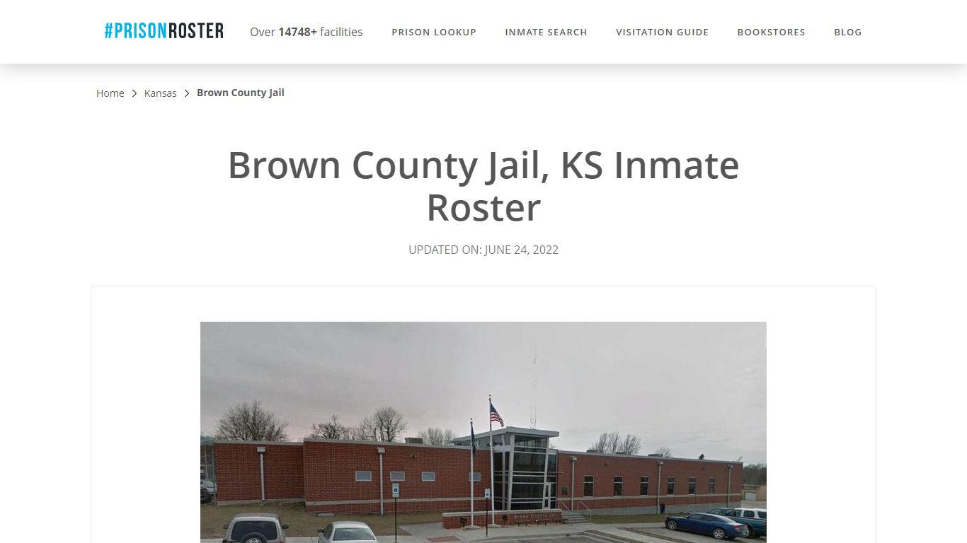 Brown County Jail, KS Inmate Roster
